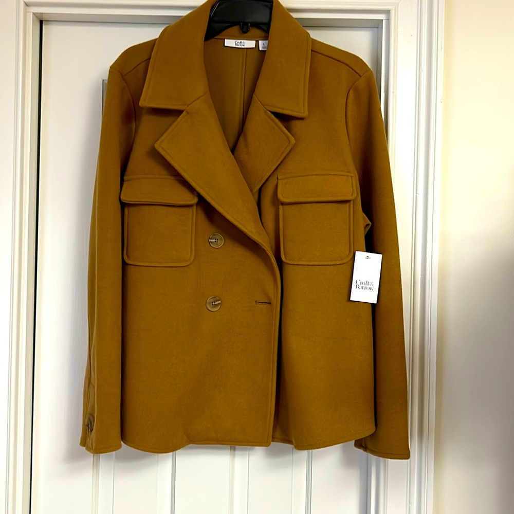 Unlined Tan Blazer
